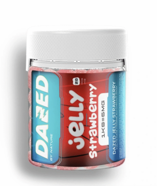 Czech CBD Želé bonbony Dazed 20ks 5mg | Strawberry