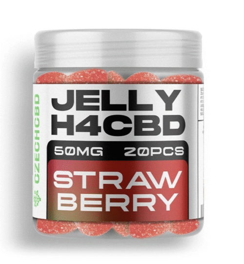 Czech CBD Jelly H4CBD 50mg 20ks | Jahoda