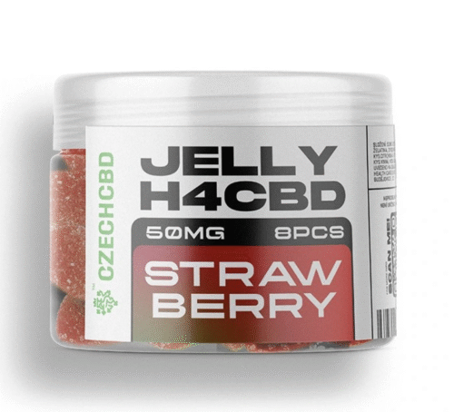 Czech CBD Jelly H4CBD 50mg 8ks | Jahoda