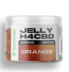 Czech CBD Jelly H4CBD 50mg 8ks | Pomeranč