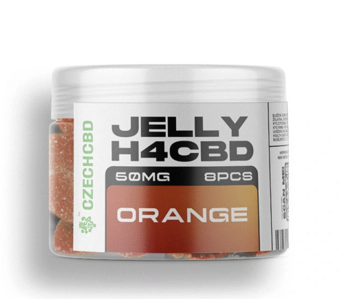 Czech CBD Jelly H4CBD 50mg 8ks | Pomeranč