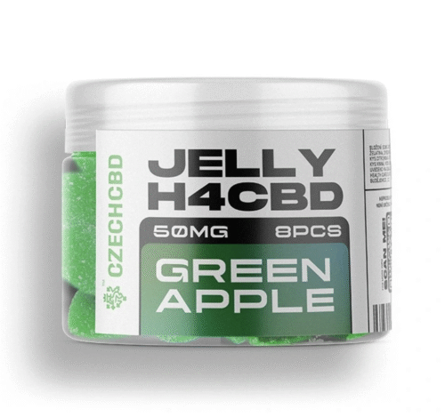 Czech CBD Jelly H4CBD 50mg 8ks | Zelené jablko
