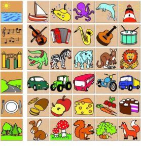 Puzzle výukové - Co kam patří, 36ks (Detoa)