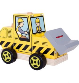 Auto skládací - Buldozer (Bigjigs)