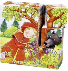 Kostky obrázkové 9ks - Pohádky (Goki)