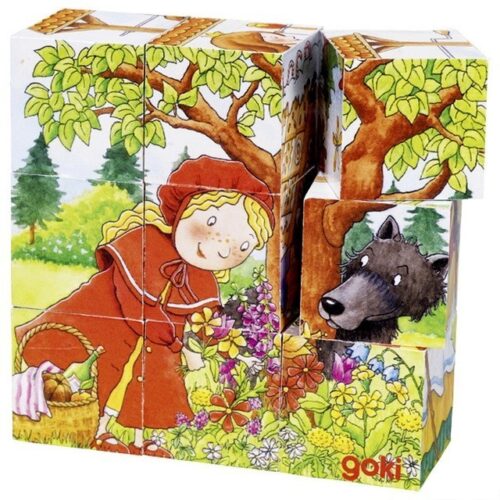 Kostky obrázkové 9ks - Pohádky (Goki)