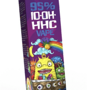 Cannapuff 10-OH-HHC Disposable vape pen 1 ml | Rainbow Runtz