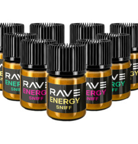9x RAVE ENERGY SNIFF | Výhodné balení mix