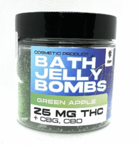 Czech CBD THC Bath Jelly bombs 15 ks | Green apple