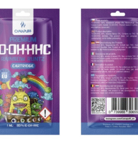 Cannapuff 10-OH-HHC Cartridge 1 ml | Rainbow Runtz