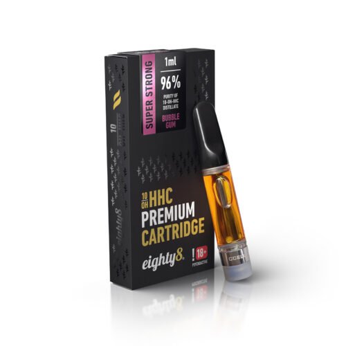 Eighty8 10-OH-HHC Cartridge 1ml | Bubble Gum