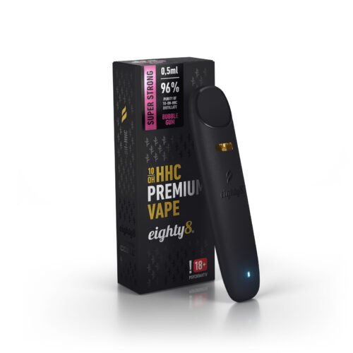 Eighty8 10-OH-HHC Vape pen 0,5 ml | Bubble Gum
