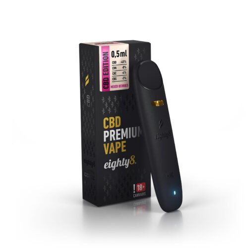 Eighty8 CBD Vape pen 0,5ml | Mixed Berries