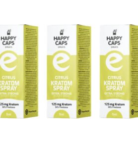 Happy Caps 3x Kratom spray | Citrus