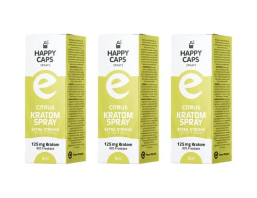 Happy Caps 3x Kratom spray | Citrus