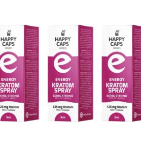 Happy Caps 3x Kratom spray | Energy