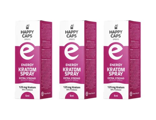 Happy Caps 3x Kratom spray | Energy