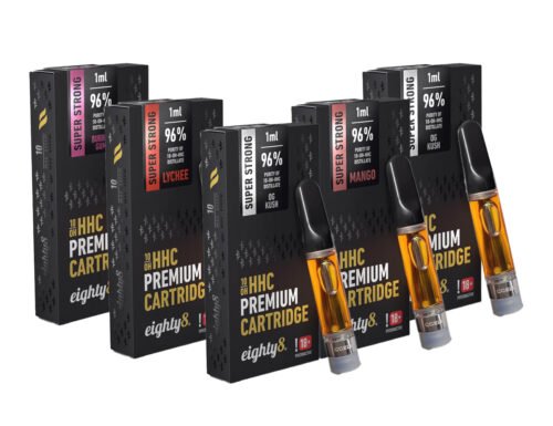 Eighty8 5x Cartridge 10-OH-HHC | Výhodné balení