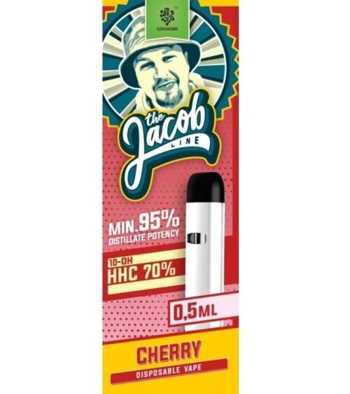 Czech CBD 10-OH-HHC JACOB line Disposable vape 0,5ml | Cheery