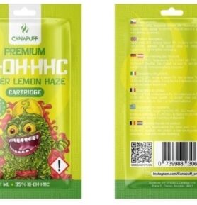 Cannapuff 10-OH-HHC Cartridge 1 ml | Super Lemon Haze