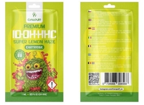 Cannapuff 10-OH-HHC Cartridge 1 ml | Super Lemon Haze