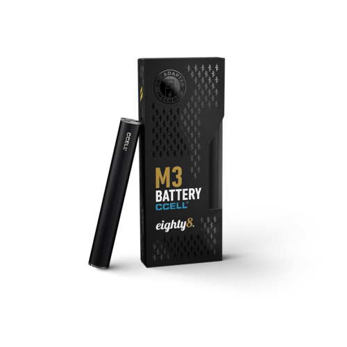 Eighty8 Nabíjecí Vape baterie na cartridge Cell M3 | černá