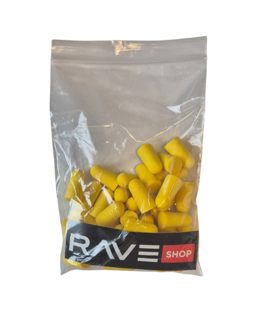 RAVE Pěnové špunty do uši | 20 párů