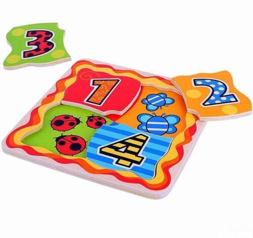 Puzzle výukové - Moje první počty (Bigjigs)