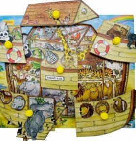 Puzzle odkrývací - Noemova archa (Bigjigs)