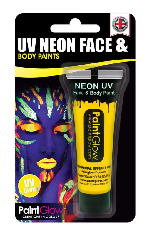 PaintGlow UV tělová barva | Žlutá