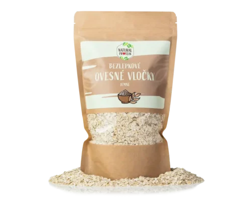 NaturalProtein Ovesné vločky bezlepkové - jemné, 400g