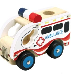 Auto - Ambulance dřevěné (Bino)