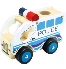 Auto - Policie dřevěné (Bino)