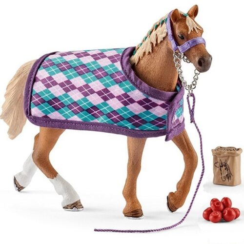 Schleich - Kůň, Anglický plnokrevník s příslušenstvím