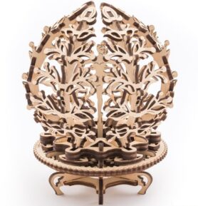 Ugears 3D mechanické puzzle Květina 101 ks