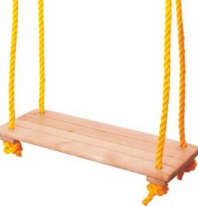Houpačka - Jednoduchá dřevěná přírodní (Woody)