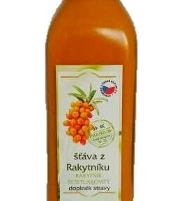 Bio-Detox Šťáva z Rakytníku Premium Pure s dužinou