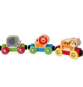 Vláčkodráha vláček - Se zvířátky z džungle (Hape)