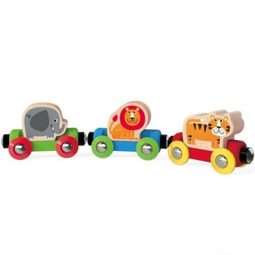 Vláčkodráha vláček - Se zvířátky z džungle (Hape)