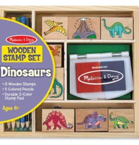 Razítka dřevěná - Set dinosauři (M&D)