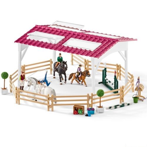 Schleich - Jezdecký klub, Jezdecká škola s jezdci a koňmi