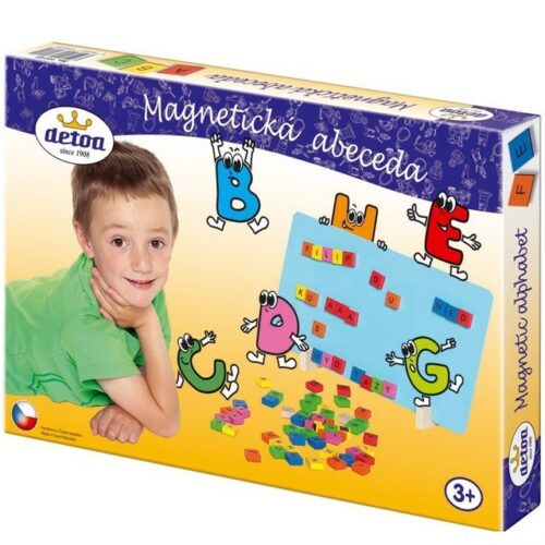 Puzzle magnetické - Abeceda magnetická (Detoa)