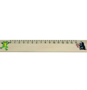 Pravítko - Dřevěné 20cm, Krtek (Detoa)