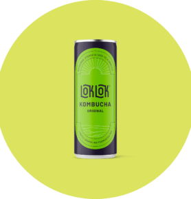 Loklok Kombucha Originál Plechovka, 250ml