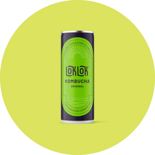 Loklok Kombucha Originál Plechovka, 250ml