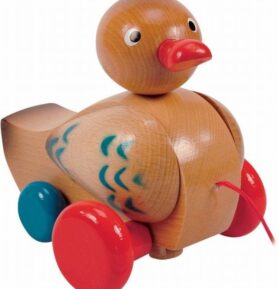 Tahací hračka - Kačer klapací hnědý (Woody)