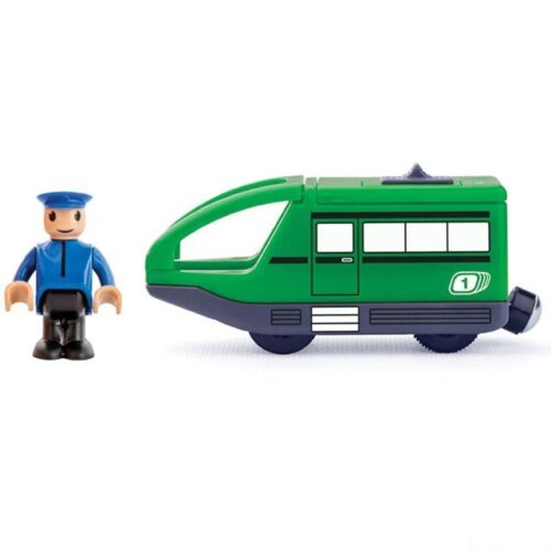 Vláčkodráha mašinka - Elektrická s pohonem, Moderní zelená (Woody)
