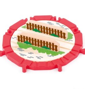 Vláčkodráha točna - Velká dřevo/plast 8 směrů (Woody)