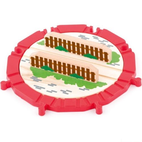 Vláčkodráha točna - Velká dřevo/plast 8 směrů (Woody)