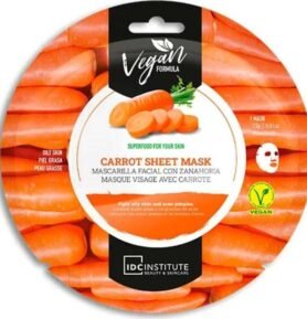 IDC Institute - Pleťová maska Vegan s mrkvovým extraktem Pleťová maska 23 g